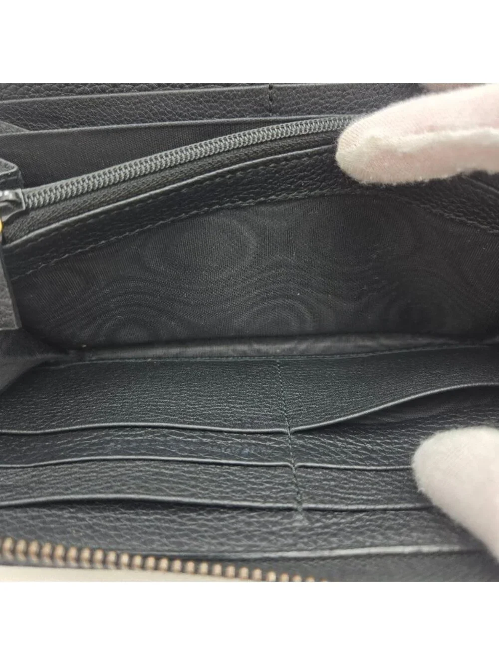 Gucci Logo Wallet Black Leather - Picture 15 of 15